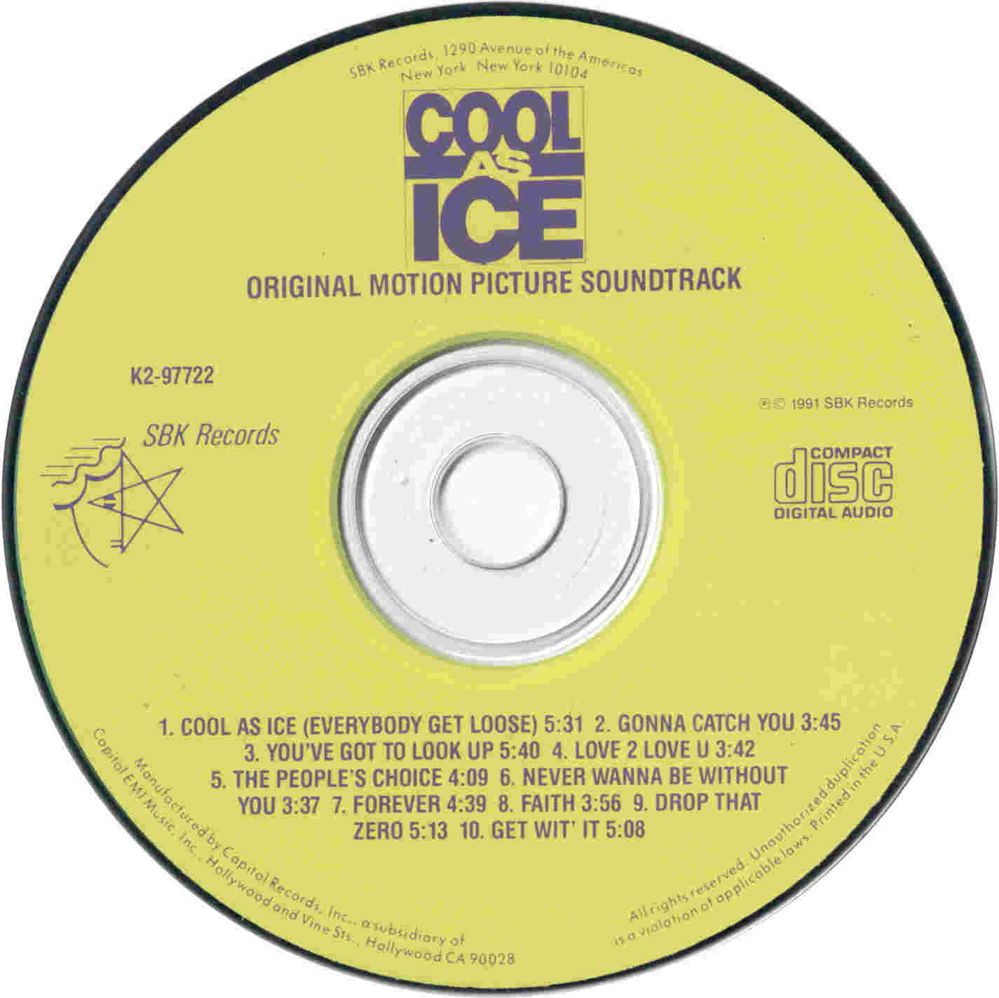 Cool As Ice : CD